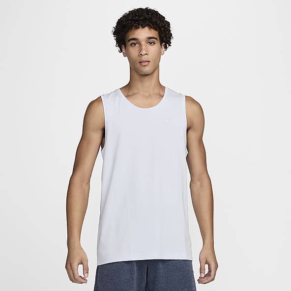 Grey Football Tank Tops Sleeveless Shirts. Nike